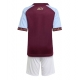Billige Fotballdrakt Aston Villa Replika Hjemmedraktsett Barn 2025-26 Kortermet (med bukser)